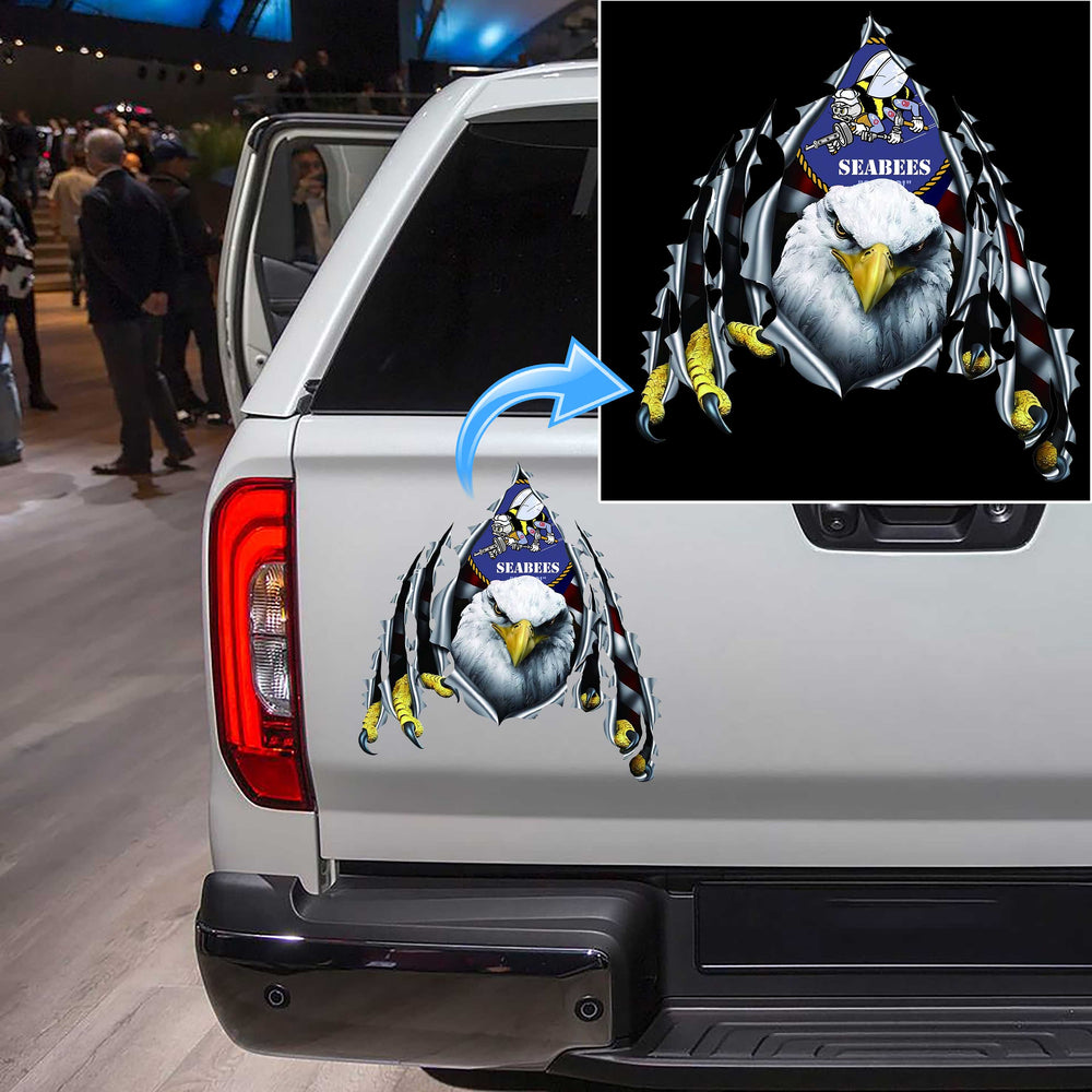 U.S Navy Seabees Eagle Decal/Sticker