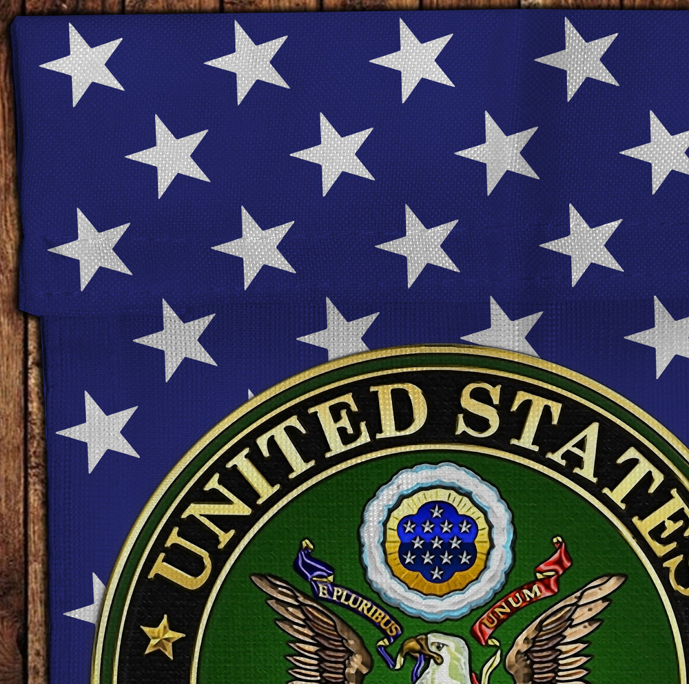 Army House Divided Marines Veteran Garden Flag Double-sided Print