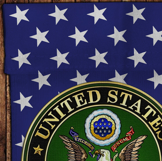 Army House Divided Marines Veteran Garden Flag Double-sided Print