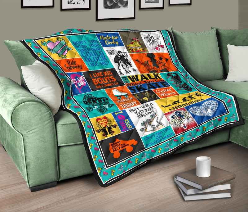 Roller Derby Quilt Blk1634