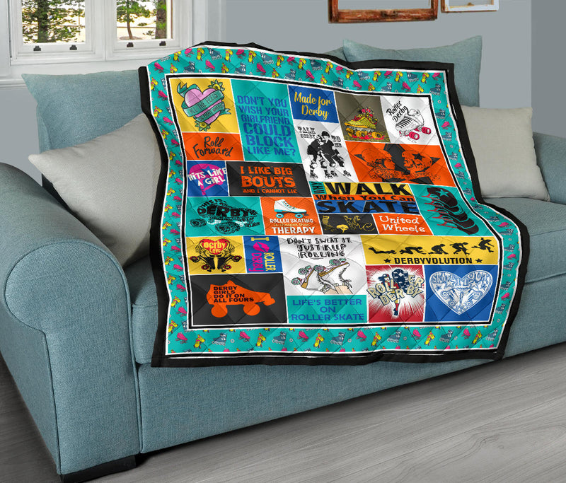 Roller Derby Quilt Blk1634