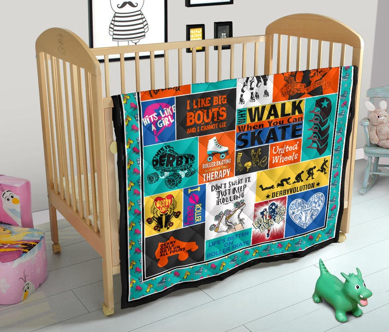 Roller Derby Quilt Blk1634