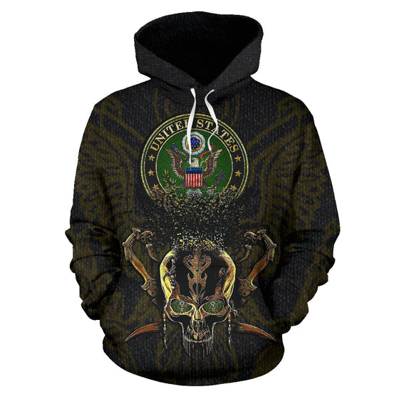 Skull US Army Hoodie