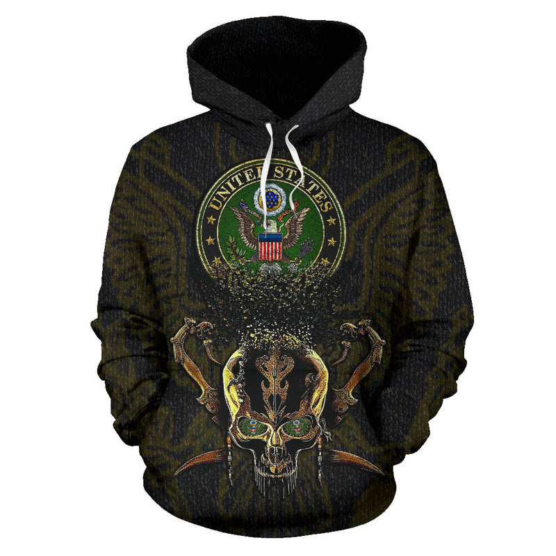 Skull US Army Hoodie