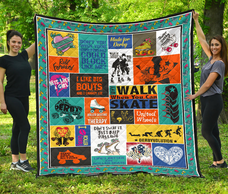 Roller Derby Quilt Blk1634