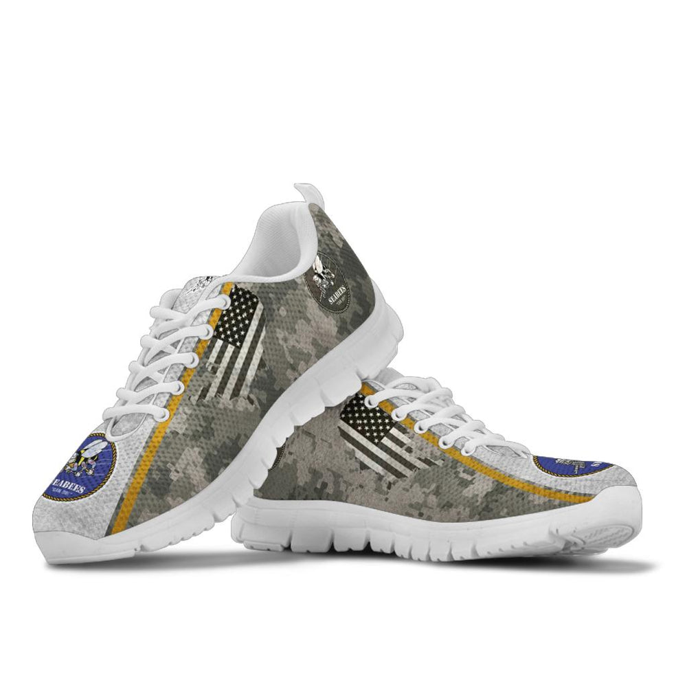 US. Seabees Logo Sneakers