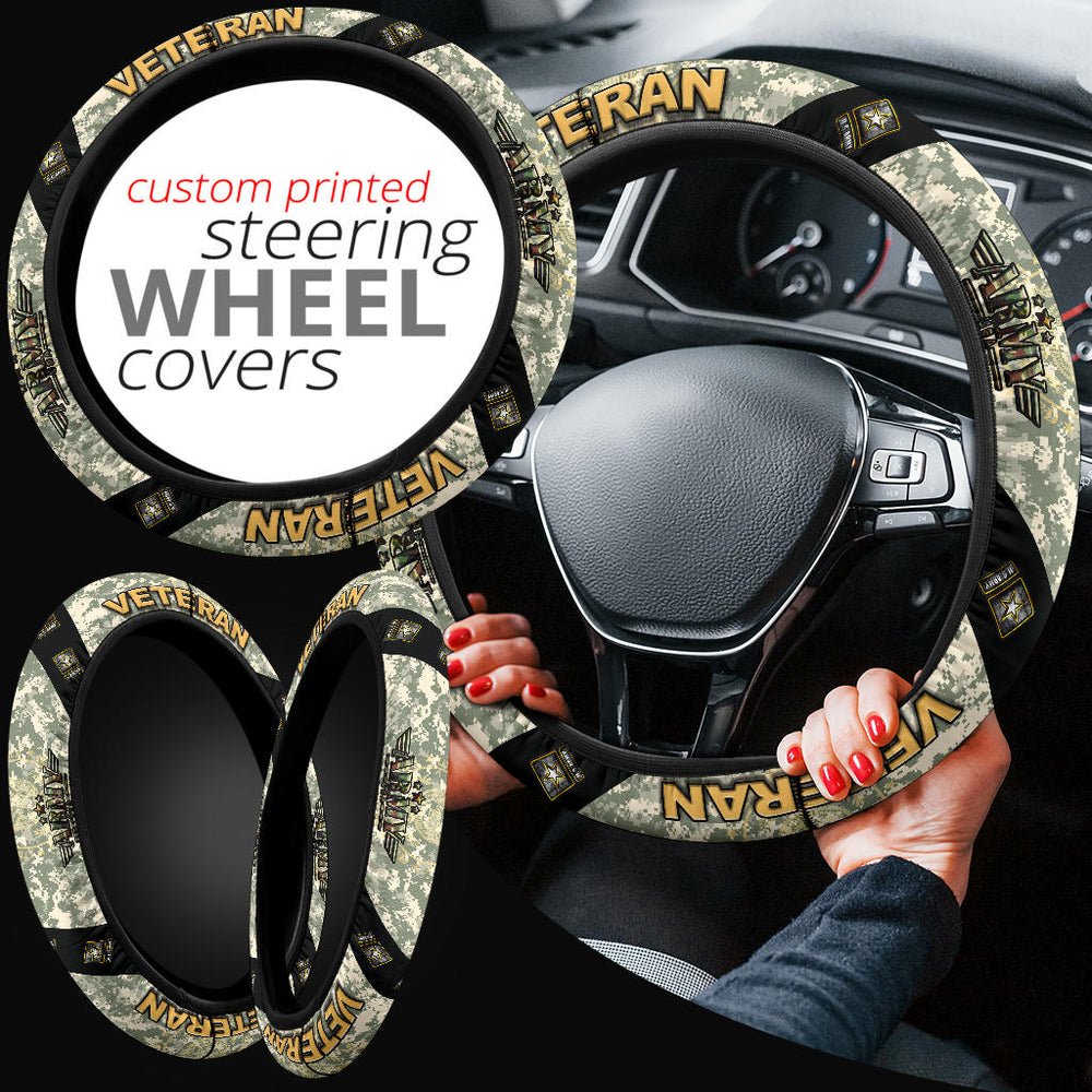 US. Army Camo Steering Wheel Covers