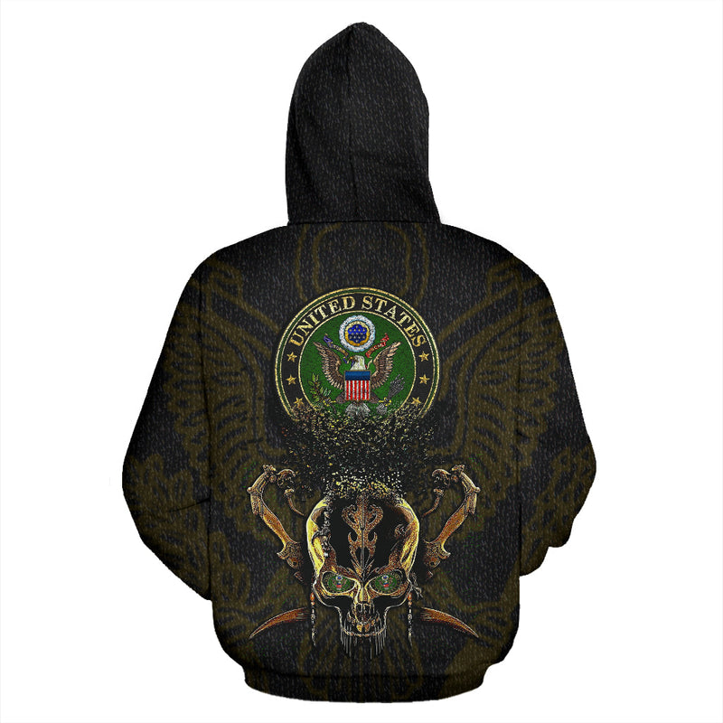 Skull US Army Hoodie