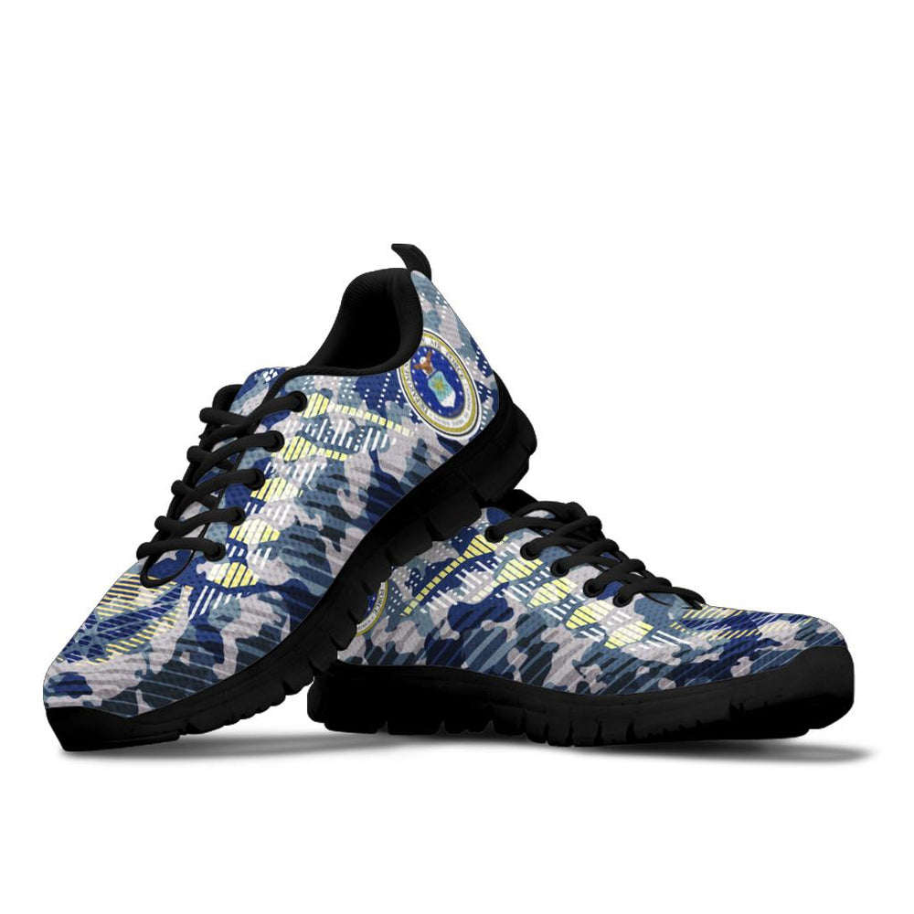 Air Force Logo Camo Sneakers