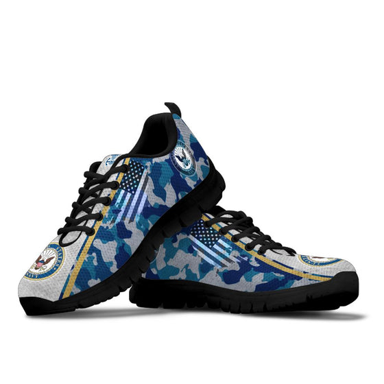 US. Navy Logo Sneakers