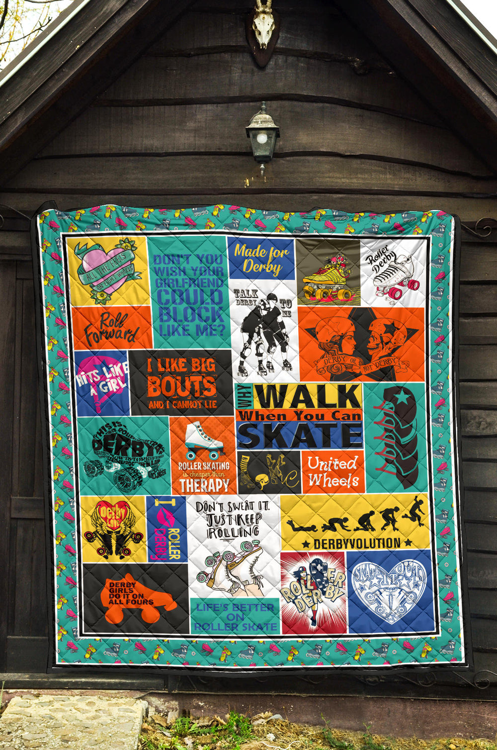 Roller Derby Quilt Blk1634