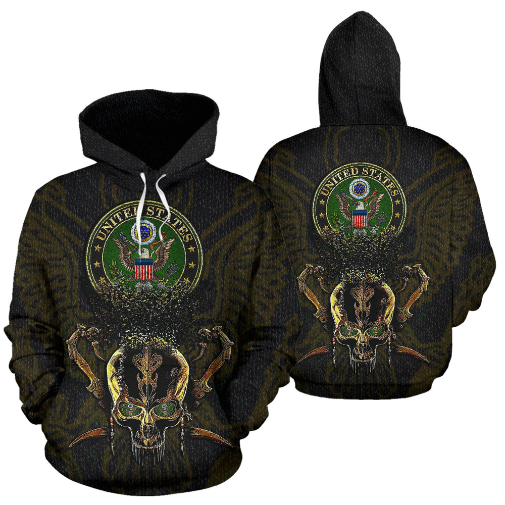 Skull US Army Hoodie