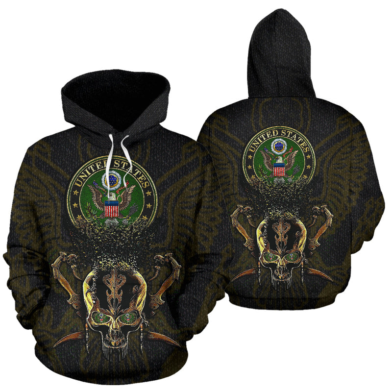 Skull US Army Hoodie