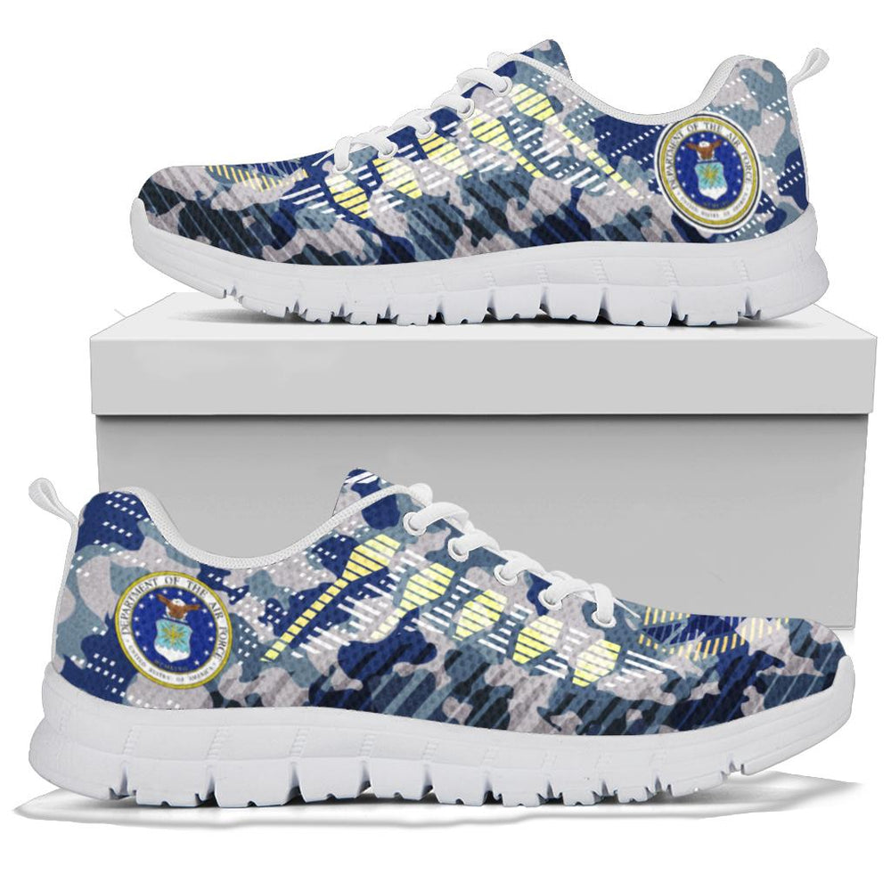 Air Force Logo Camo Sneakers