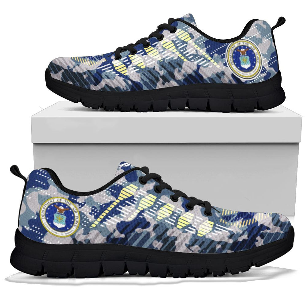 Air Force Logo Camo Sneakers