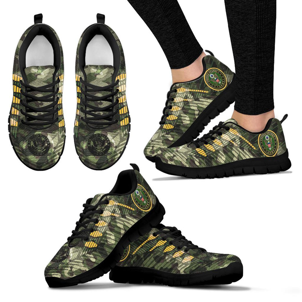 Army Logo Camo Sneakers