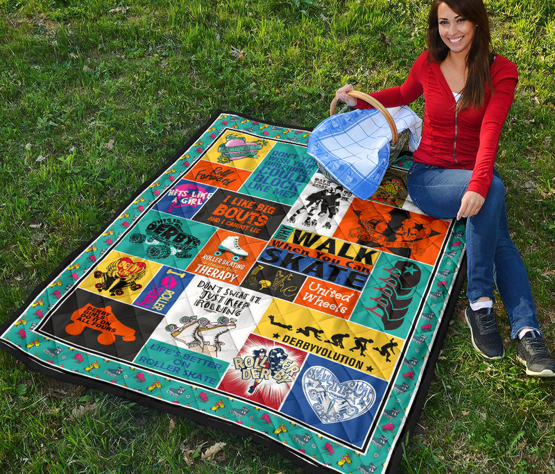 Roller Derby Quilt Blk1634