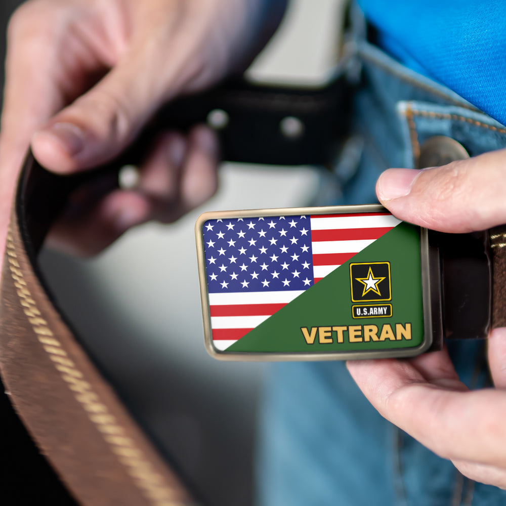 US. ARMY LOGO BELT BUCKLE