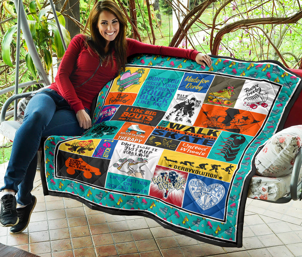 Roller Derby Quilt Blk1634