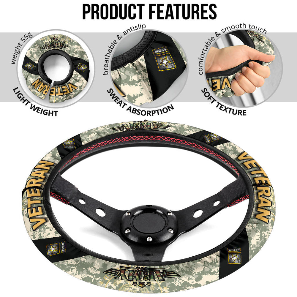 US. Army Camo Steering Wheel Covers