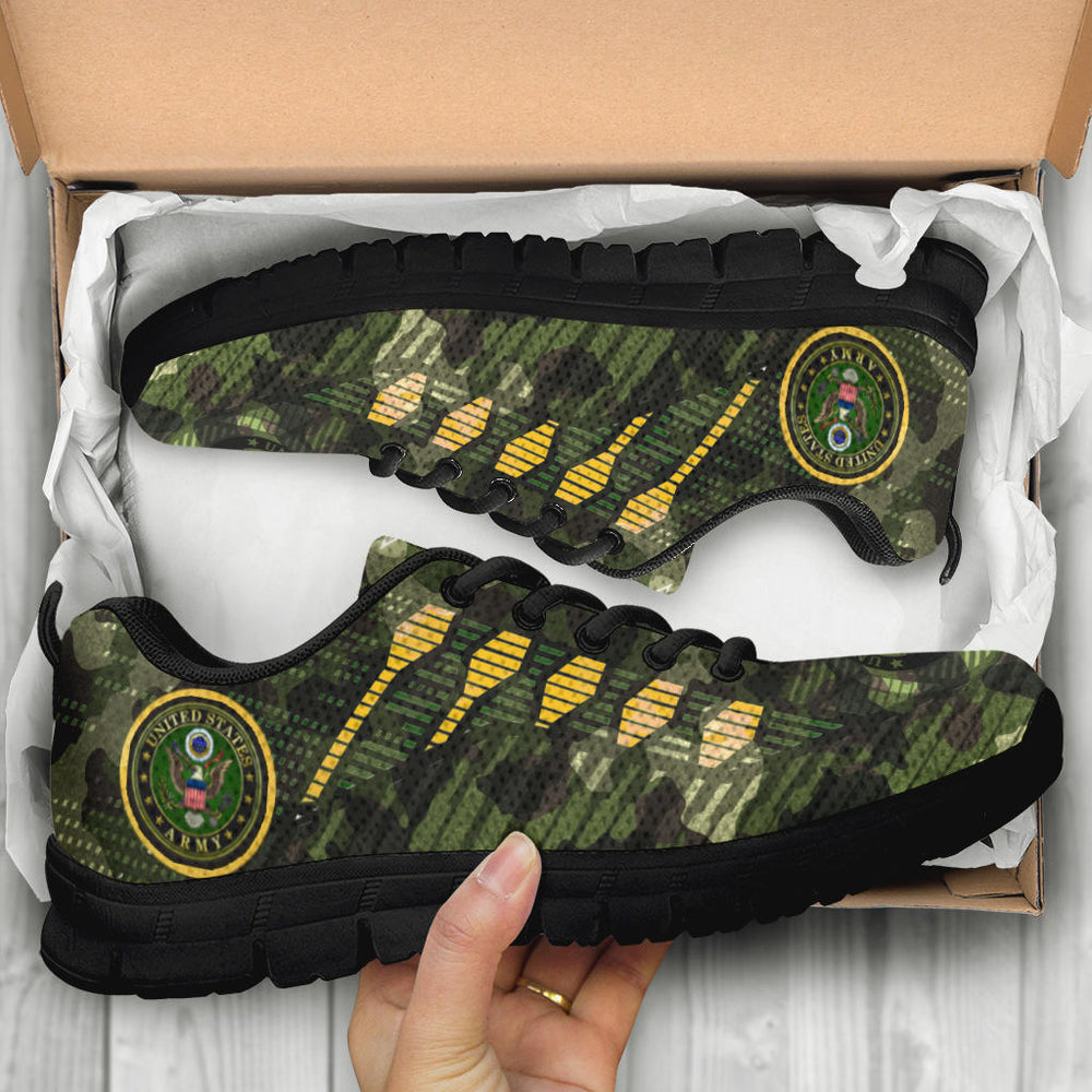 Army Logo Camo Sneakers