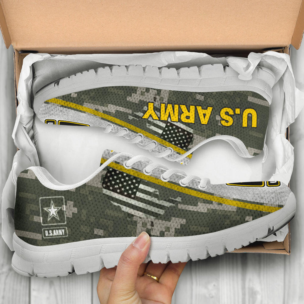 Army Camo Star Logo Sneakers