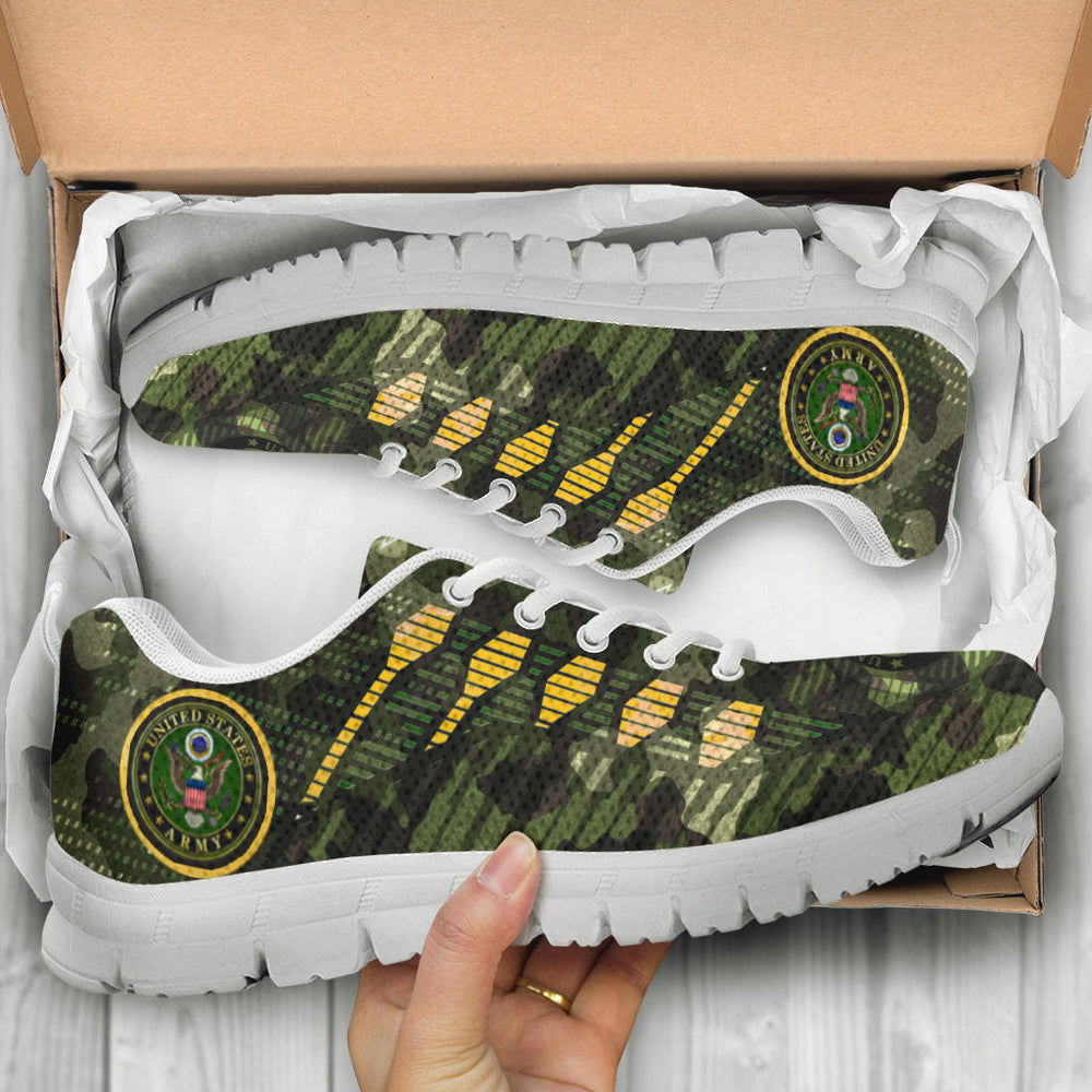 Army Logo Camo Sneakers