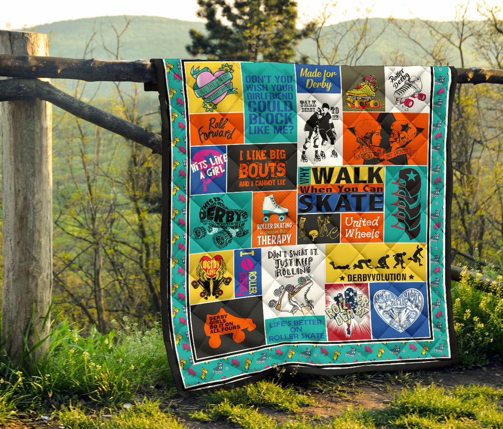 Roller Derby Quilt Blk1634