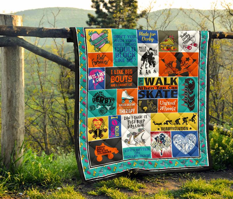 Roller Derby Quilt Blk1634