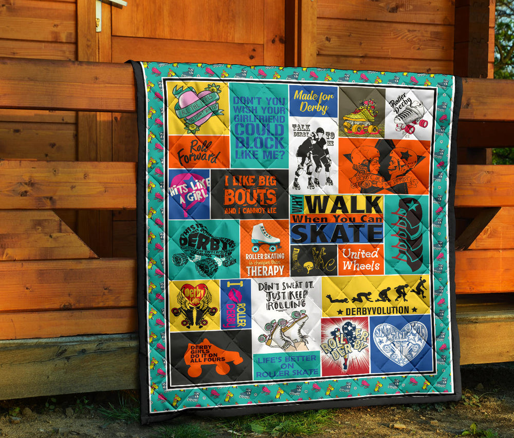 Roller Derby Quilt Blk1634