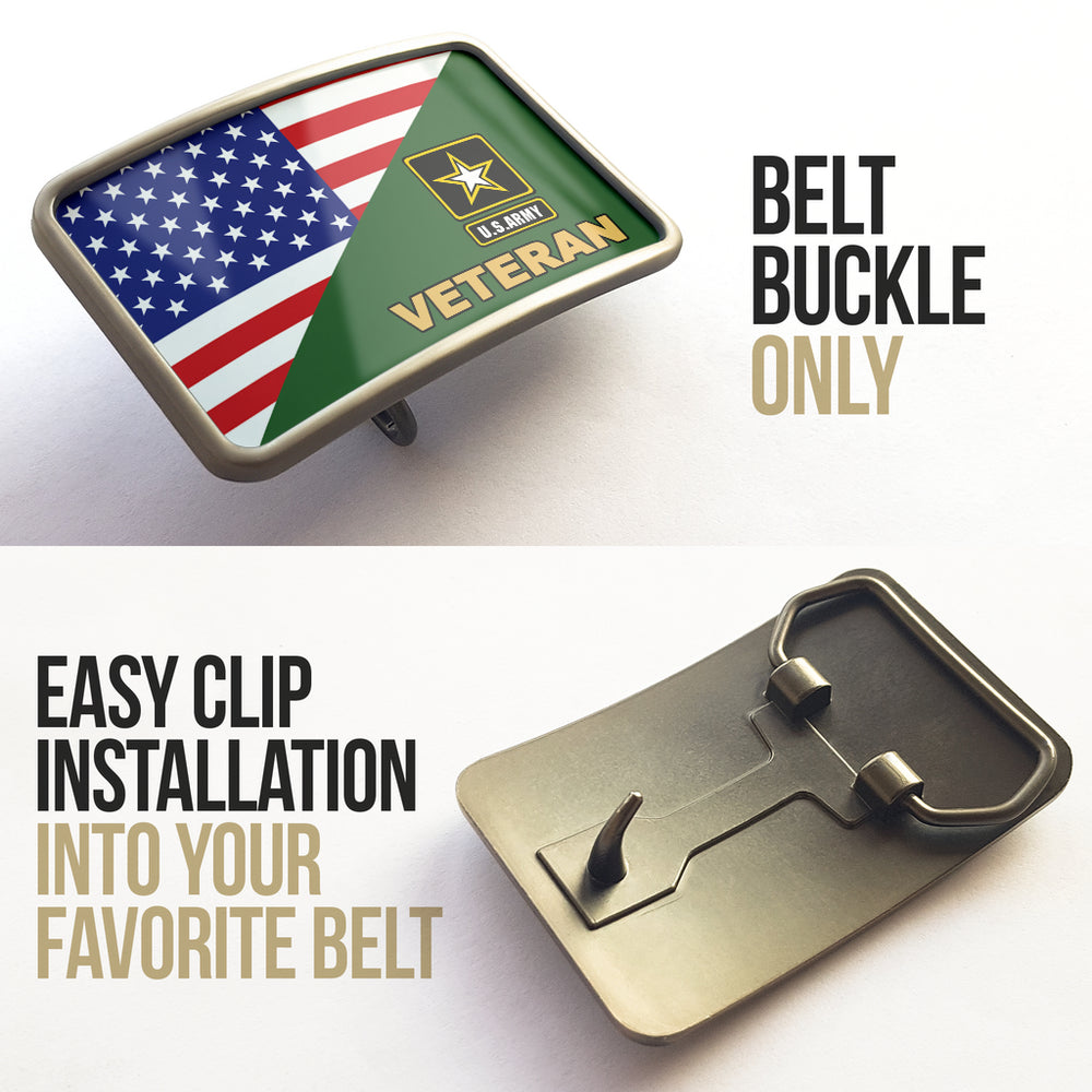 US. ARMY LOGO BELT BUCKLE