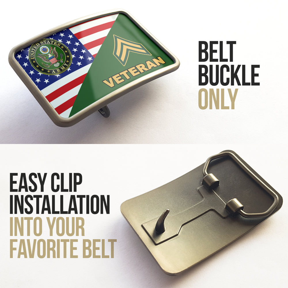 US. Army Rank Belt Buckle