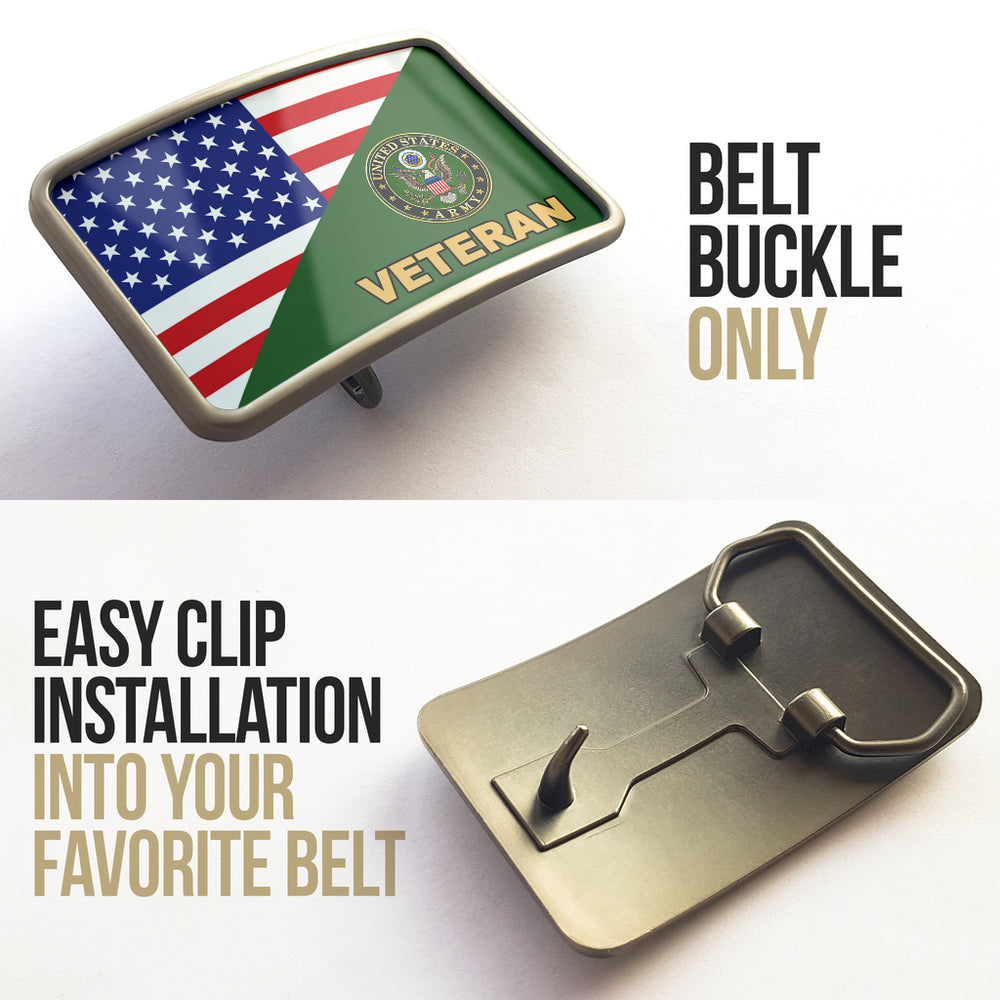 US. ARMY LOGO BELT BUCKLE