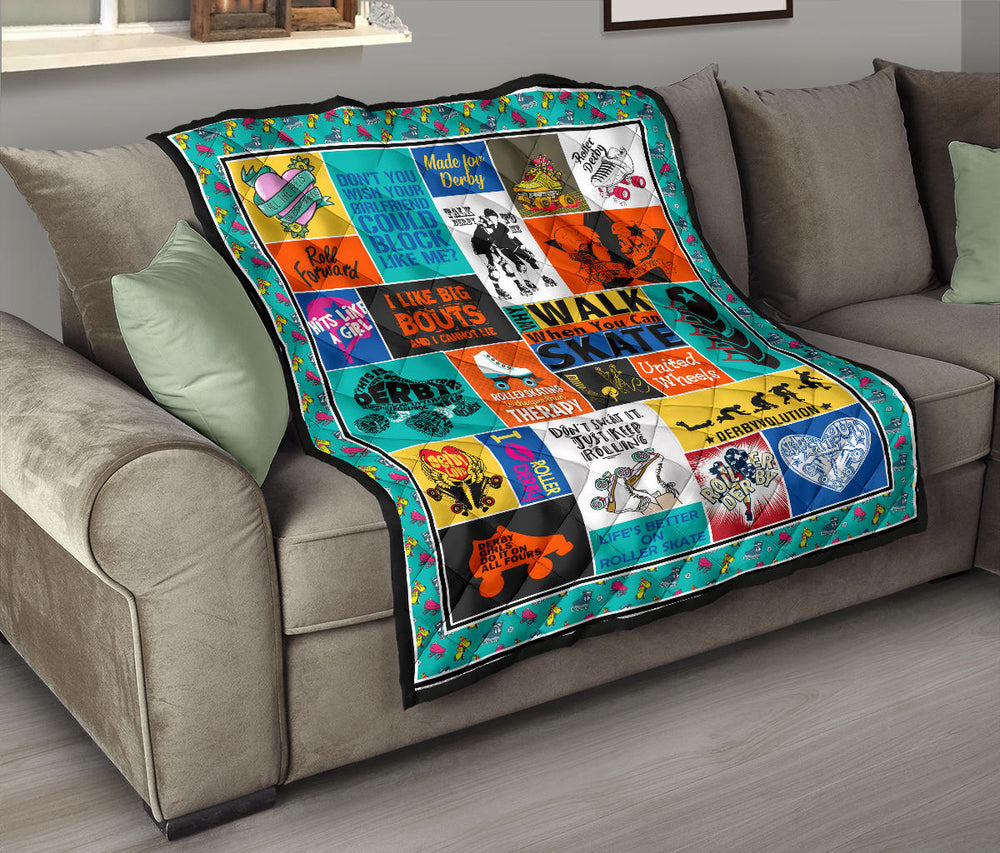 Roller Derby Quilt Blk1634