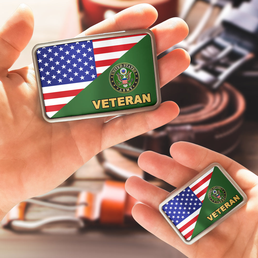 US. ARMY LOGO BELT BUCKLE