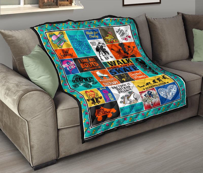 Roller Derby Quilt Blk1634