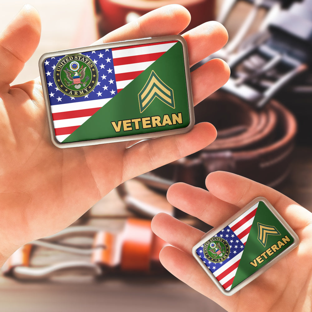 US. Army Rank Belt Buckle