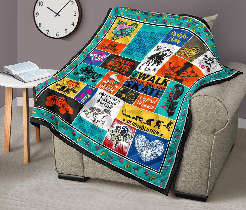 Roller Derby Quilt Blk1634