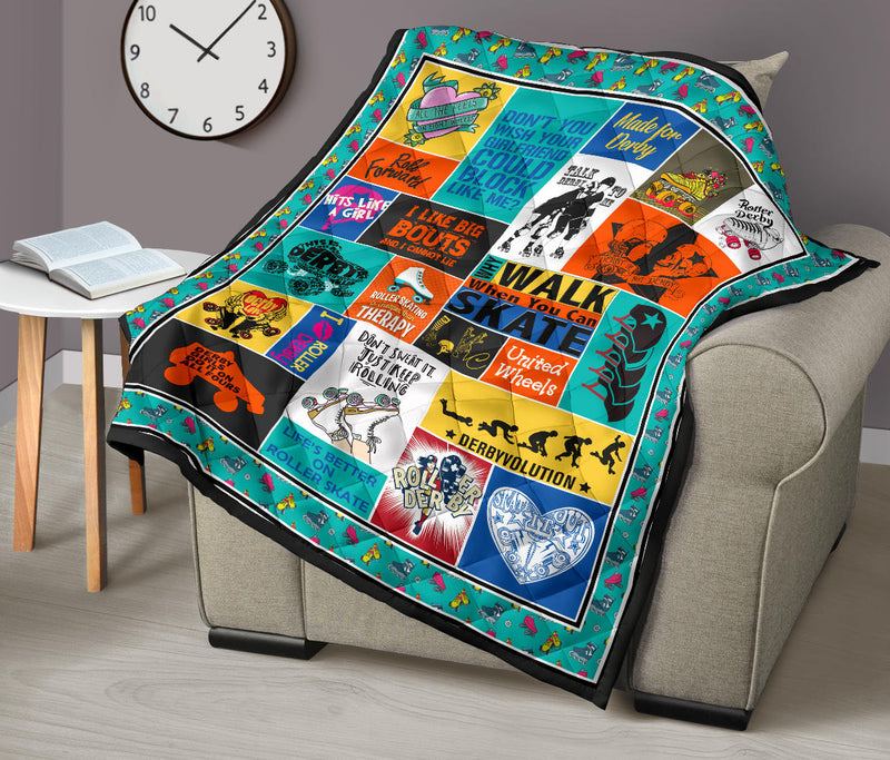 Roller Derby Quilt Blk1634