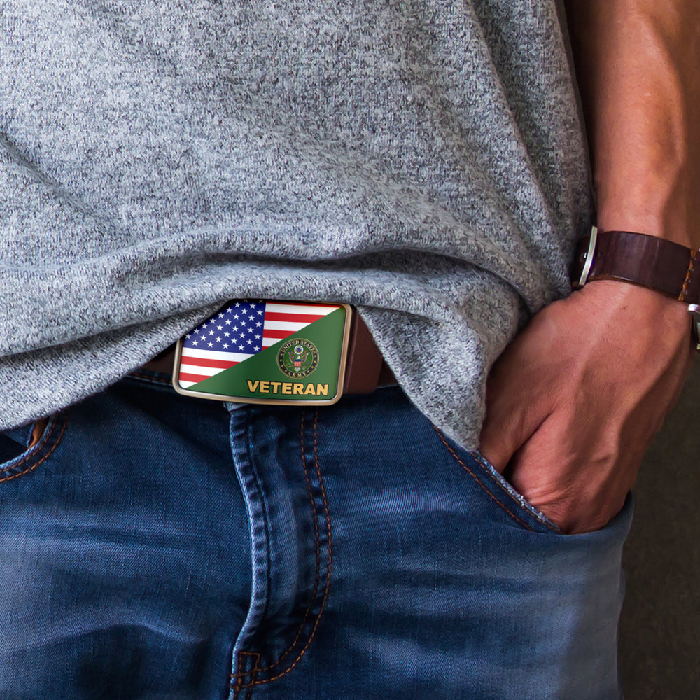 US. ARMY LOGO BELT BUCKLE