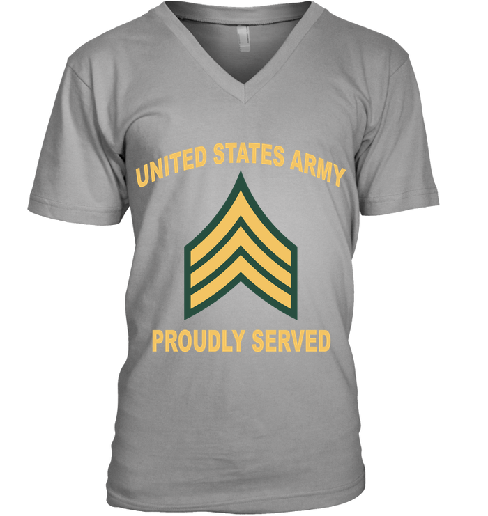 E5 Chevron Army Proudly Served Shirt