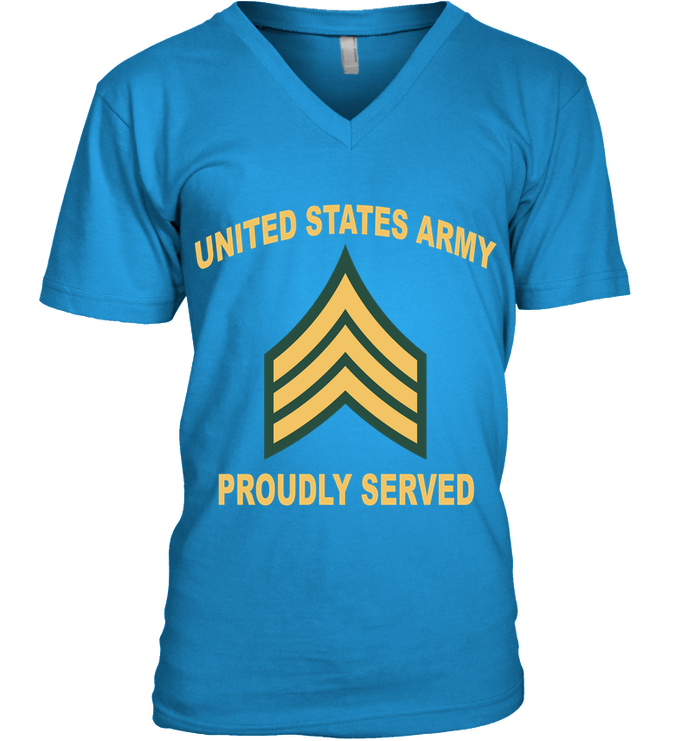 E5 Chevron Army Proudly Served Shirt