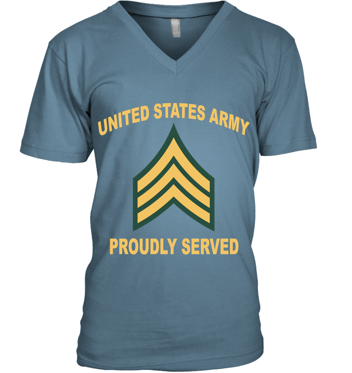 E5 Chevron Army Proudly Served Shirt