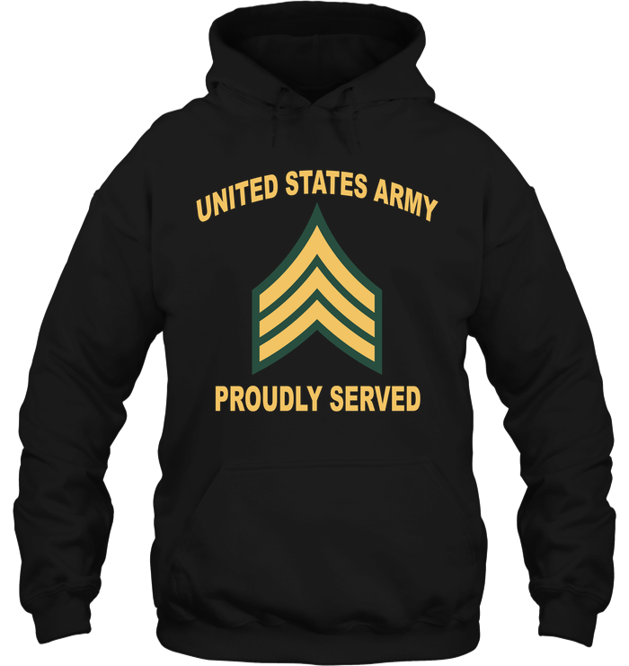 E5 Chevron Army Proudly Served Shirt