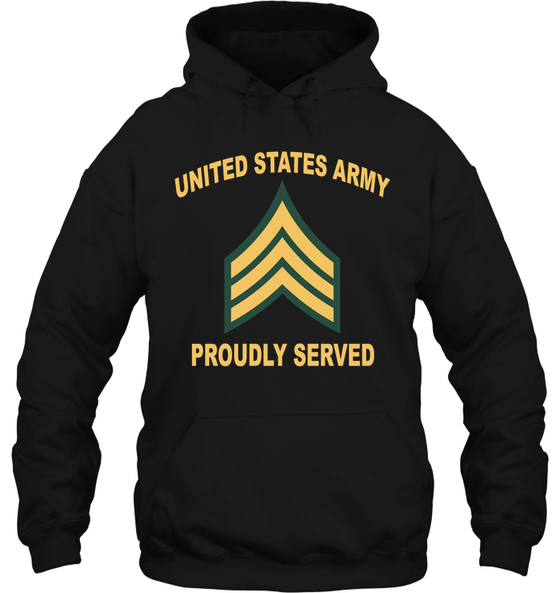 E5 Chevron Army Proudly Served Shirt