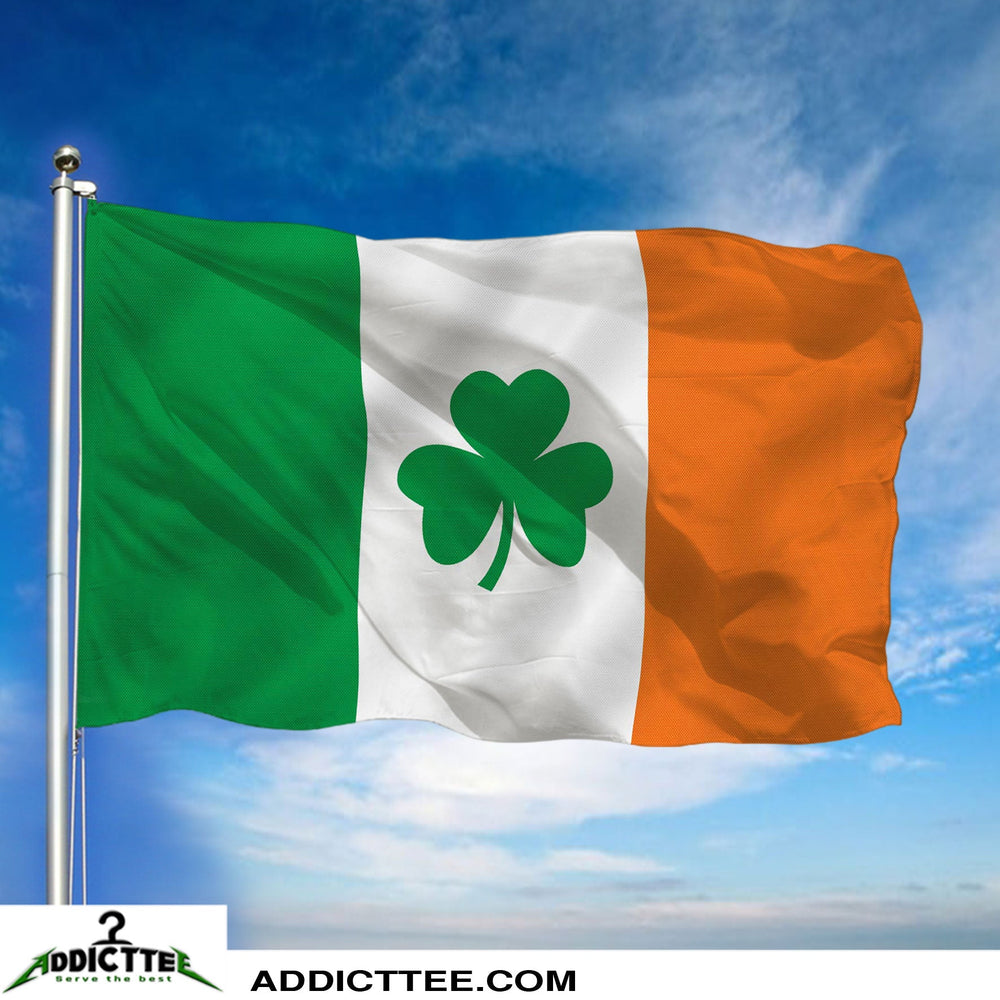 3x5 Ireland Irish Shamrock St Patricks Clover Leaf Flag 3'x5' House Banner