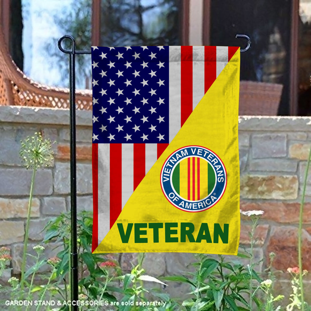 Vietnam Veteran Garden Flag