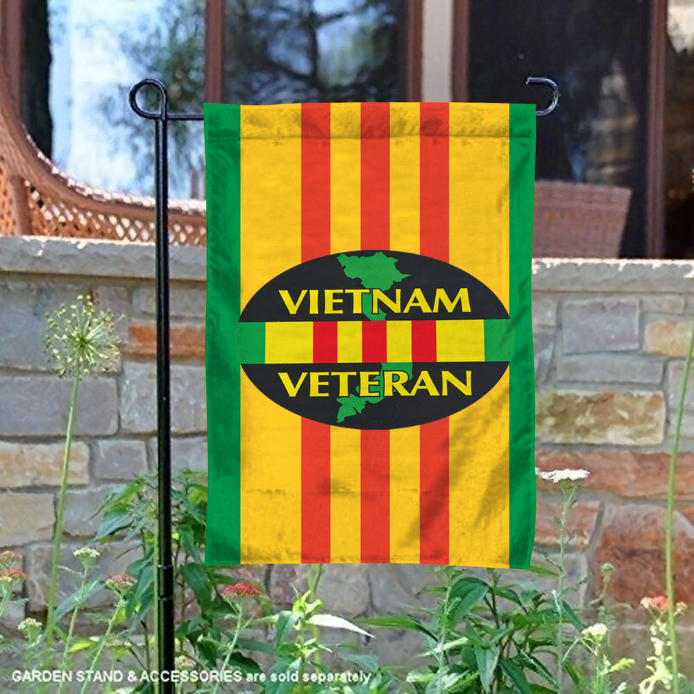 Vietnam Veteran Garden Flag