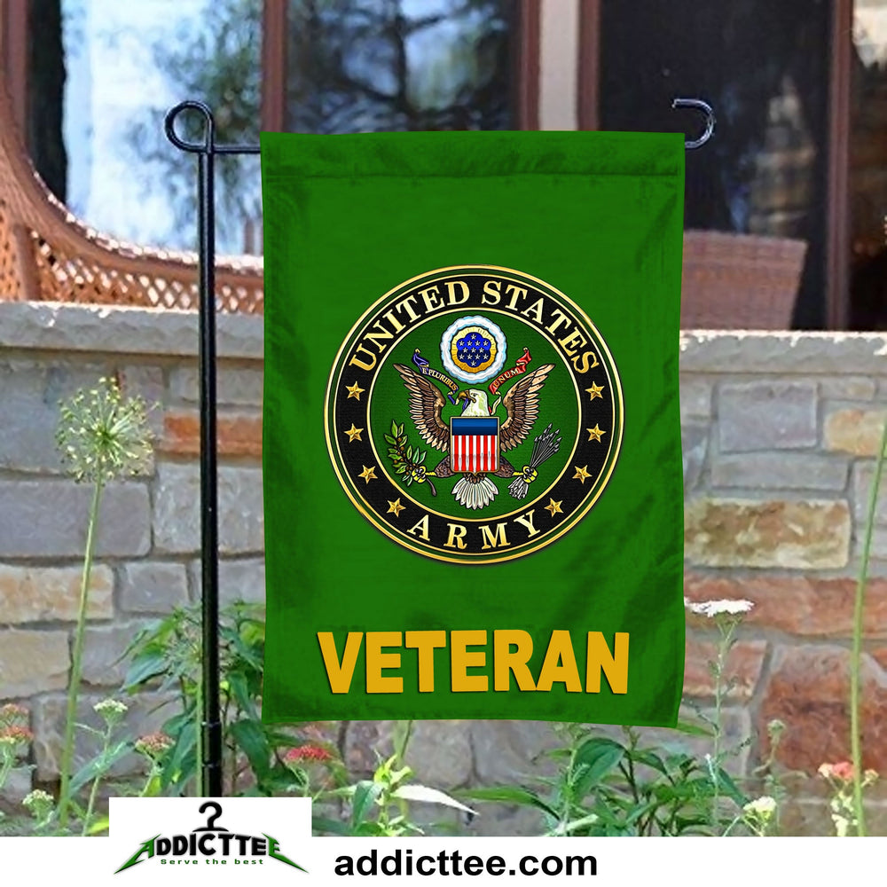US Army Veteran Garden Flag