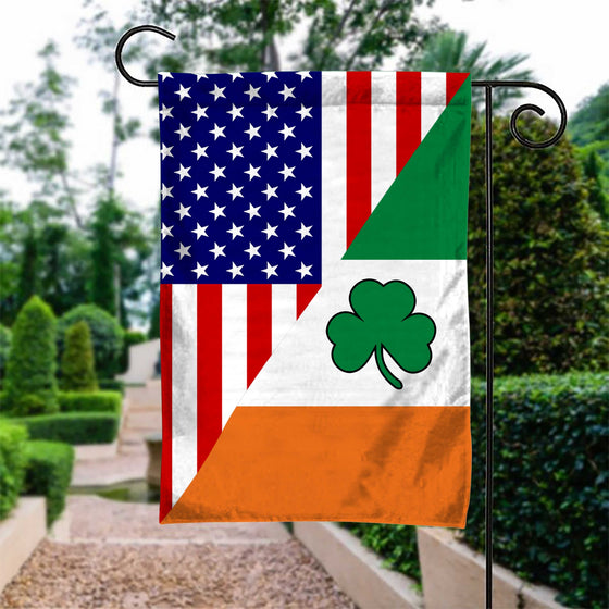 US Ireland Mixed Garden Flag